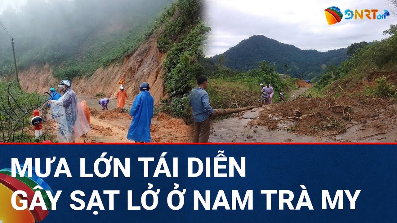 THỜI SỰ ĐÀ NẴNG | Nam Trà My: Sạt lở trên tuyến đường DH6 gây ách tắc giao thông