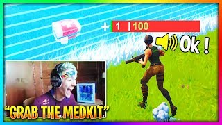 Kid Starts Crying After Ninja Gets Him Killed... - Fortnite