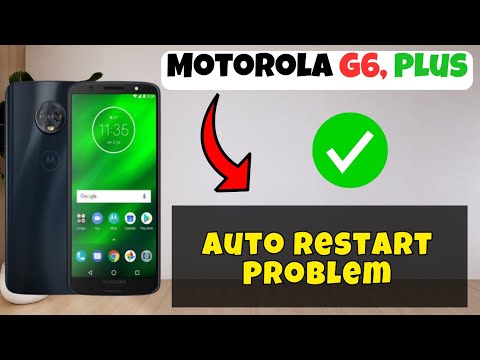 Auto Restart Problem || How to fix auto restart is not working issue Motorola G6, Plus