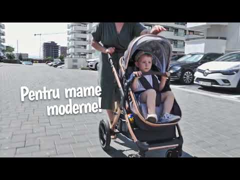 Carucior transformabil 3in1 Coccolle Melora Moonlit grey