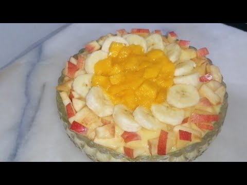 Fruit Custard Recipe | Shabana cooks |