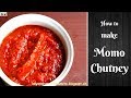 Momo Chutney  | Red Chutney for Momos  | Momo Chutney in Nepali style