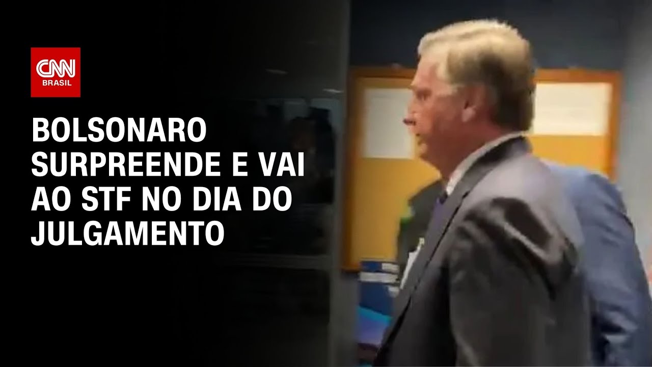 Bolsonaro chega ao STF em dia de julgamento | LIVE CNN
