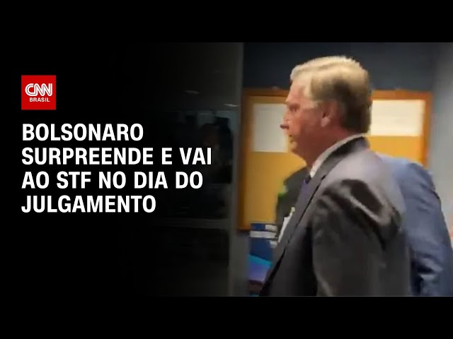 Bolsonaro chega ao STF em dia de julgamento | LIVE CNN