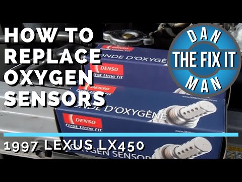 1997 LEXUS LX450 - HOW TO REPLACE OXYGEN SENSORS - AIR/FUEL RATIO SENSORS- FZJ80 TOYOTA LAND CRUISER