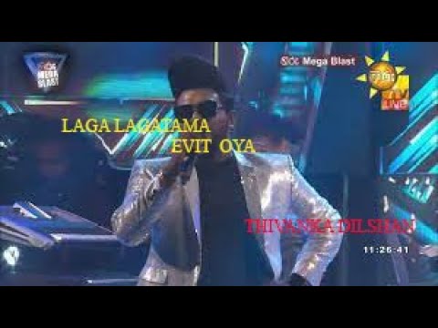 THIVANKA DILSHAN   HIRU MEGA BLAST වේදිකාවේ FLASHBACK  සමගින් ගැයු LAGA LAGATAMA EVIT OYA ගීතය