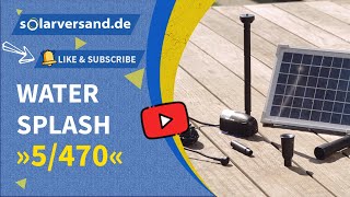 Solární fontána Esotec WaterSplash 101012 5W / 470 l/h