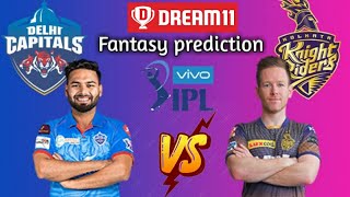 KKR vs DC | Dream 11 Team | Match 41 | Fantasy King | Win big