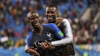 Aksi Lucu N'Golo Kante saat Pesta Perayaan Piala Dunia 2018