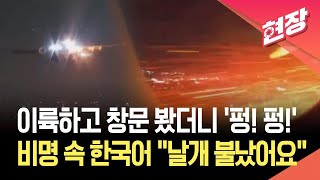 델타항공, 이륙 직후 '엔진 화재' 긴급 회항… &#034;날개에 불났어요&#034; 기내…