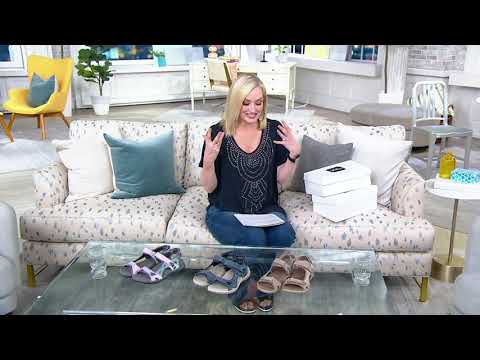 Earth Origins Suede Sport Sandals - Skylar on QVC