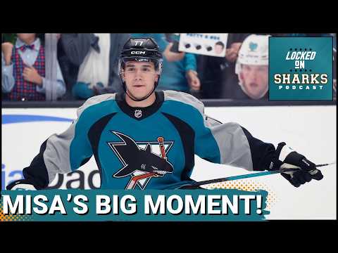 BREAKTHROUGH: Michael Misa PROPELS San Jose Sharks As They Stay In Playoff Race