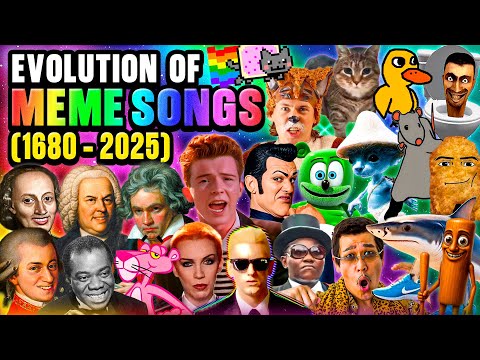 THE EVOLUTION OF MEME SONGS! (1680 - 2025)