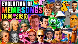 Download lagu THE EVOLUTION OF MEME SONGS! (1680 - 2025) mp3