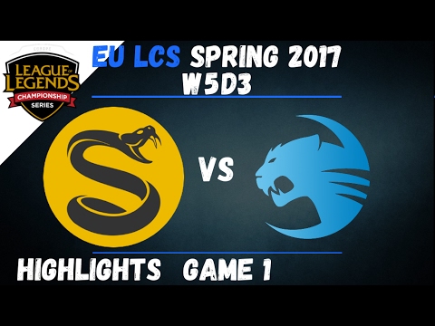 SPY vs ROC Highlights Game 1 EU LCS 2017 Spring W5D3 Splyce vs Roccat