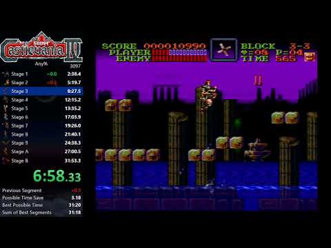 Super Castlevania IV Any% speedrun - 31:49