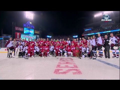 Detroit Red Wings vs Colorado Avalanche Stadium Series Alumni Game