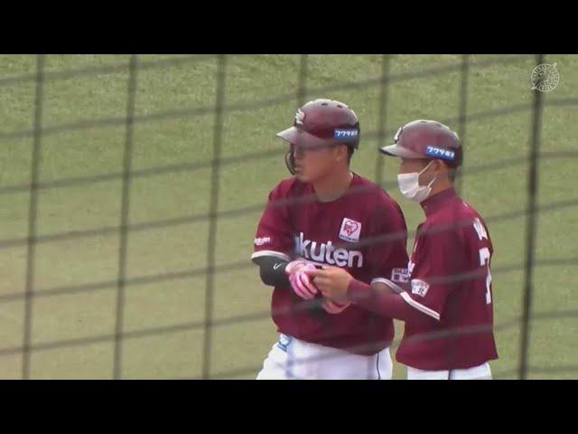 【ファーム】イーグルス・渡邊佳明 センターへのタイムリーで1点を返す!! 2022年5月15日  千葉ロッテマリーンズ 対 東北楽天ゴールデンイーグルス