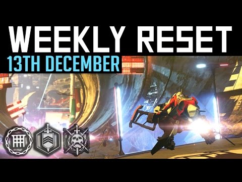 Rise of Iron | WEEKLY RESET! - The Dawning, Heroic Strikes, Artifacts & PvP (13th - 20th December)