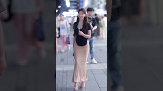 beautiful girl street fashion tiktok #chinesefashion #mejoresstreetfashion #shorts