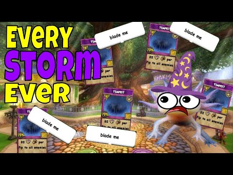 Wizard101 Every STORM Wizard Ever...