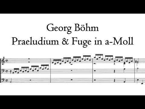 Georg Böhm - Praeludium & Fuge A-moll / A minor - Schnitger organ, Norden, Hauptwerk