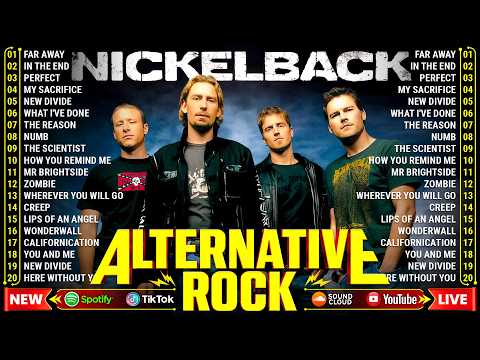 The Best Of 2000's Alternative Rock🎶Creed, Linkin Park, Nickelback, Coldplay, Green Day, Lifehouse