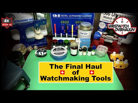 The Final Haul Of Watchmaking Tools To Start My Horology Journey - Plus a Few More Bergeon - 4K