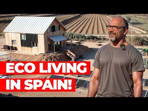 Eco-Friendly Wooden House in Spain: Comfortable Living Without AC or Heating!