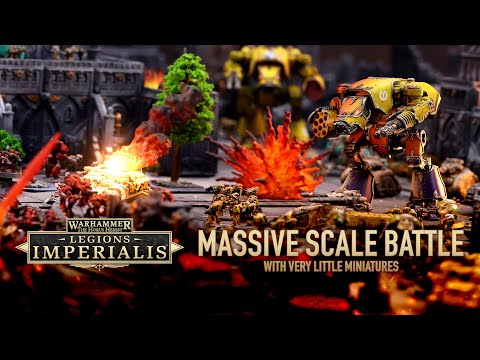 Legions Imperialis! Big Scale War with Very Tiny Minis! Blood Angels, Death Guard, Solar Auxilia