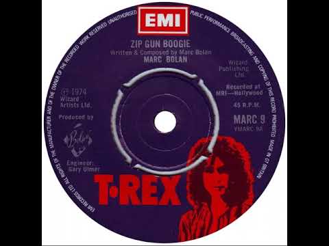 UK New Entry 1974 (258) Marc Bolan - Zip Gun Boogie