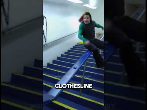 Jeff Hardy Stairwell Clotheslines Umaga 😳👀