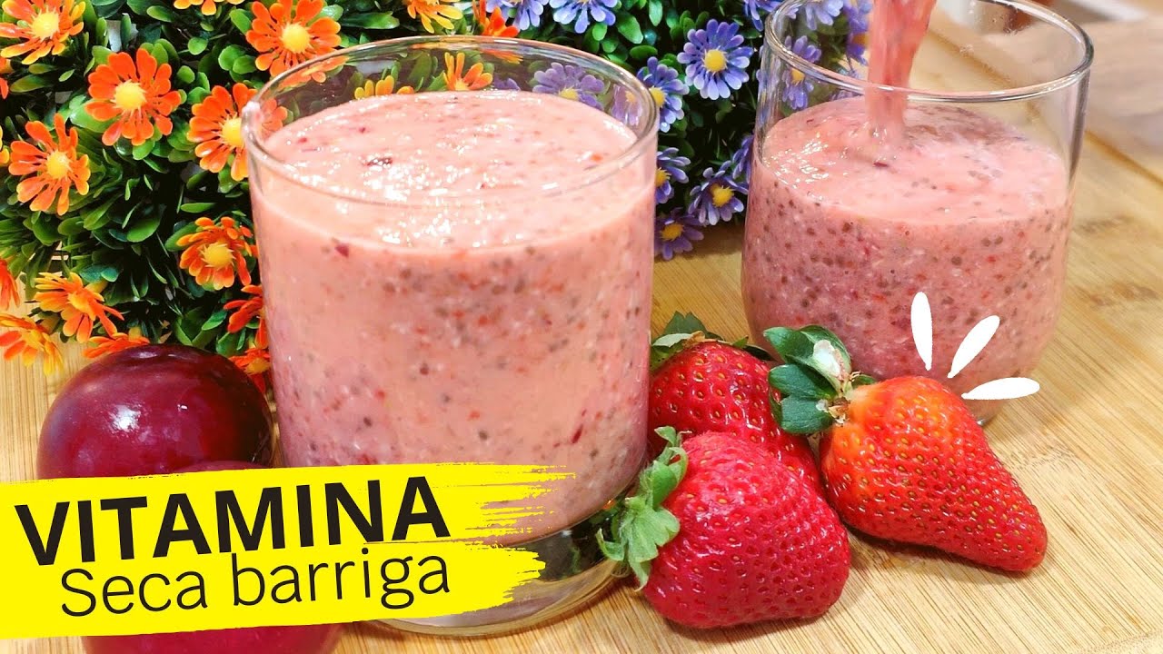 VITAMINA SECA Barriga 🥤 TOME ESSA BEBIDA A NOITE 🌛  VAI MUDAR sua ROTINA