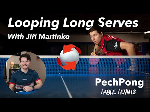European Youth Champion Teaches How to Loop Long Fast Serves