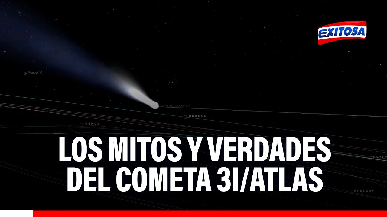 🔴🔵 Los mitos y verdades del cometa 3I/ATLAS: ¿Por qué ha sido tendencia estas semanas?