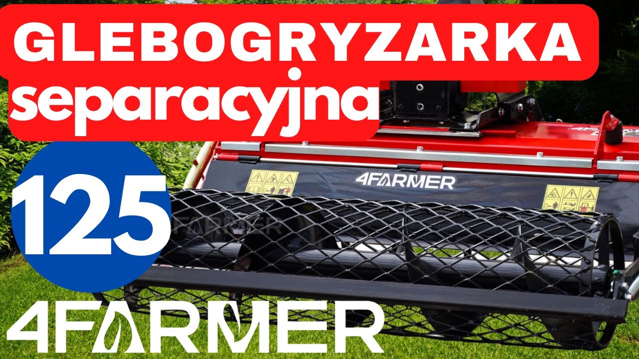 Glebogryzarka separacyjna SB 125 do ciągnika 25-30 KM :: Traktor.com.pl