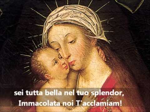 Karaoke e Preghiera di Benedetto XVI a Maria