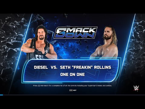 [ smackdown cup 1 round ] - diesel vs seth freakin rollins