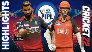 𝘀𝗿𝗵 𝘃𝘀 𝗿𝗰𝗯 - Sunrisers Hyderabad vs Royal Challengers Bangalore Match Highlights IPL 15 Cricket 2022