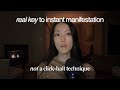 Why Manifestation Is Always INSTANT Based On Neville Goddard