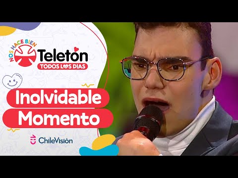 ¡INOLVIDABLE! Adrian Vega reaparece en Teletón con su nueva música a los 18 años | Teletón 2203