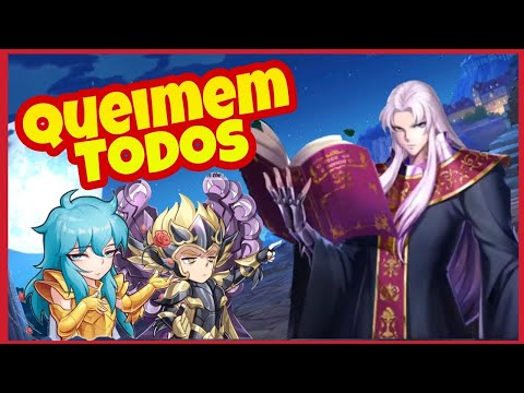 Lune de Balron Distribuindo Queimadura com Atacantes de Multi-Alvos e Multi-Hits