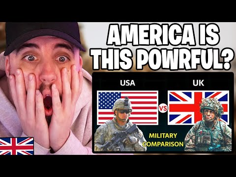 Brit Reacts to USA vs UK Military Power Comparison