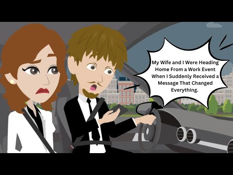 My Wife and I Were Heading Home From a Work Event When I Suddenly Received a Message That Changed...