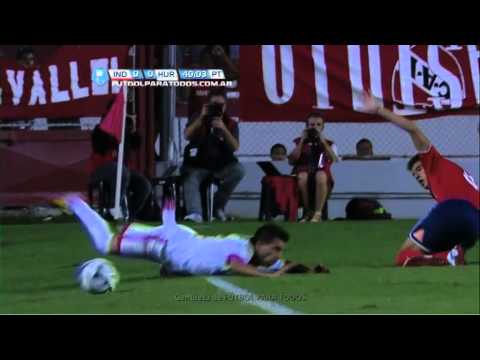 Un partido que se jugó fuerte.Independiente-Huracán.Torneo Primera B Nacional.Fútbol Para Todos