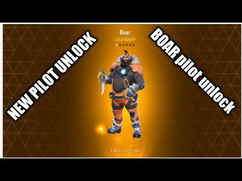 | New legendary pilot unlock | | boar of monster rocket | mech arena|