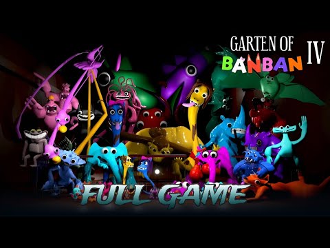 Garten of Banban 4 Full Gameplay Walkthrough (No Commentary | 4K)