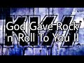 KISS God Gave Rock And Roll To You II Lyric Video
