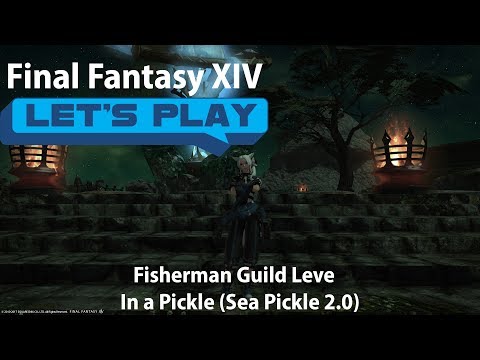FFXIV Stormblood: In a Pickle Fisherman Leve (Sea Pickle)