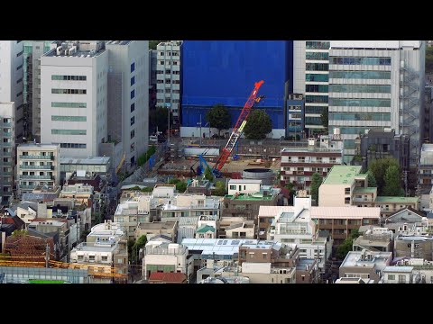 Status de construção do projeto Minami Aoyama 3-chome de 160 m de altura (nome provisório) (24 de setembro de 2023)
